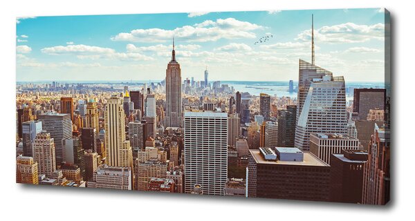 Foto obraz na plátně New York ptačí pohled oc-133162590