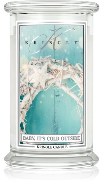 Kringle Candle Baby It's Cold Outside vonná svíčka s víčkem 623 g