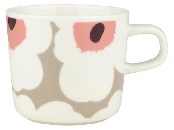 Marimekko Hrnek Oiva Unikko 0,2l, béžovo-růžový