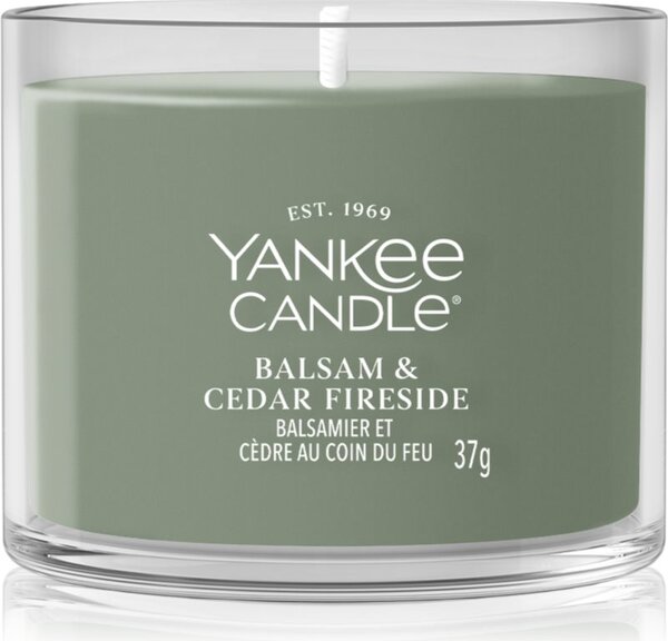 Yankee Candle Balsam & Cedar Fireside votivní svíčka 37 g