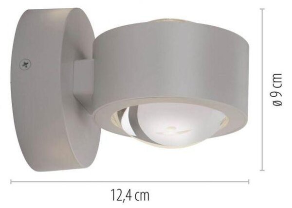 PAUL NEUHAUS JUST LIGHT LED nástěnné svítidlo na baterie AKKU-CHIA, písková barva 3000K