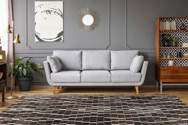 BĚHOUN, 80/150 cm černá, bílá Kayoom - Online Only koberce & rohožky, Online Only