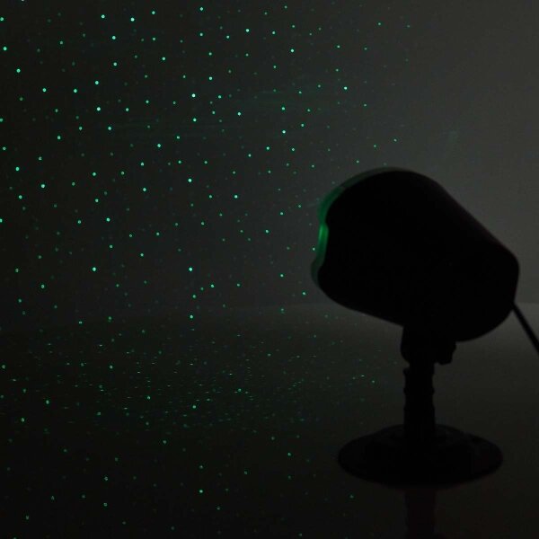 Nedis CLPR3 - LED Laserový projektor 6W/230V IP65 + dálkové ovládání