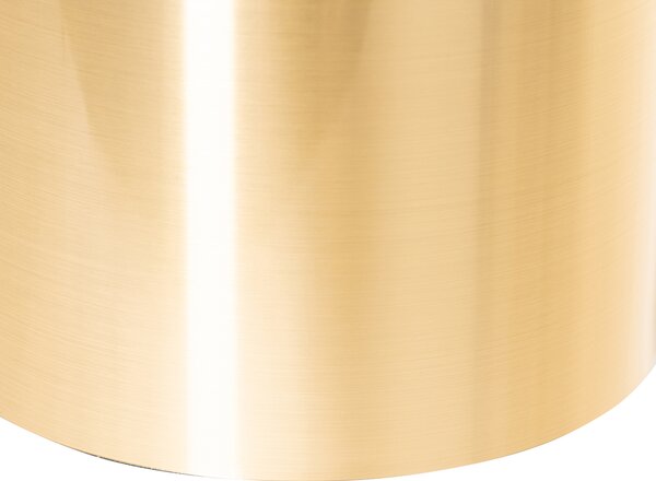 Moderní stojací lampa černá se zlatem - Lofty