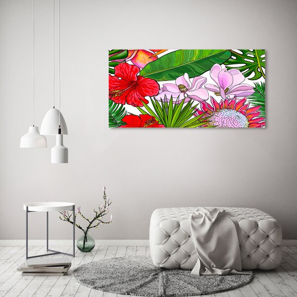 Moderní obraz canvas na rámu Havajské květiny oc-135437708