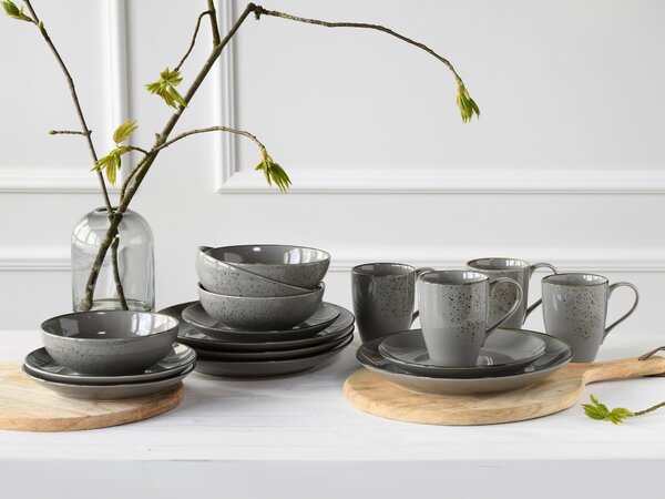 KOMBINOVANÁ SOUPRAVA, 16dílné, kamenina Creatable - Online Only nádobí, Online Only