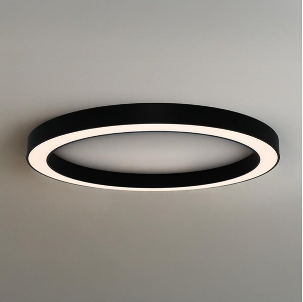 LED Stropní svítidlo LED/100W/230V 3000/4000/6500K pr. 100 cm černá