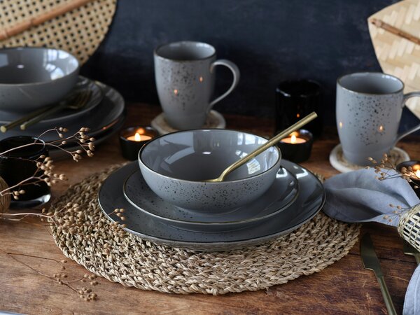 KOMBINOVANÁ SOUPRAVA, 16dílné, kamenina Creatable - Online Only nádobí, Online Only