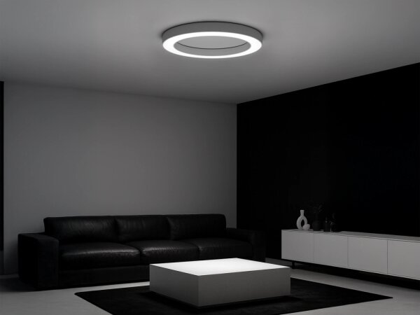 LED Stropní svítidlo LED/100W/230V 3000/4000/6500K pr. 100 cm bílá