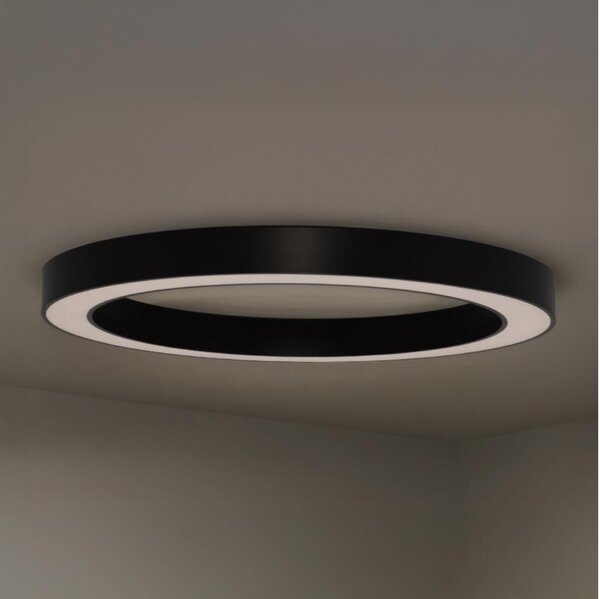 LED Stropní svítidlo LED/115W/230V 3000/4000/6500K pr. 120 cm černá