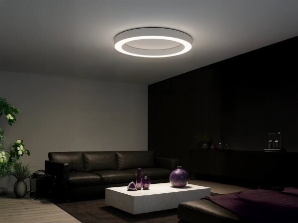 LED Stropní svítidlo LED/115W/230V 3000/4000/6500K pr. 120 cm bílá