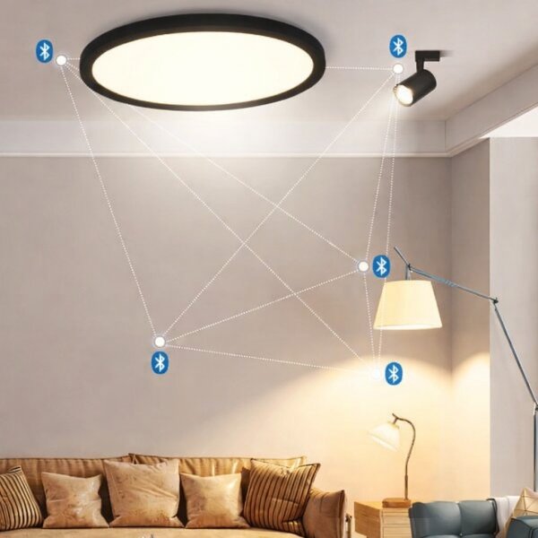 Brilagi - LED RGBW Stmív. strop. svítidlo VIBE LED/24W/230V 3000-6500K černá +DO
