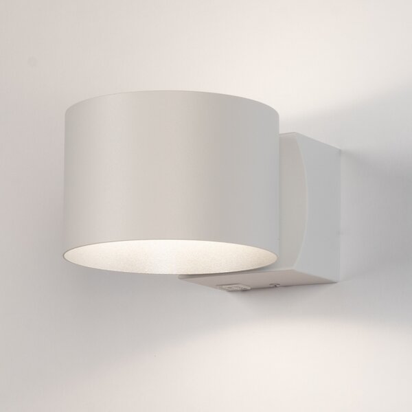 Nástěnné LED svítidlo se stmívačem a dálkovým ovladačem Frontal Sculpt White (LMD)