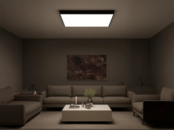 LED Stropní svítidlo LED/480W/230V 3000/4000/6500K 120x120 cm černá