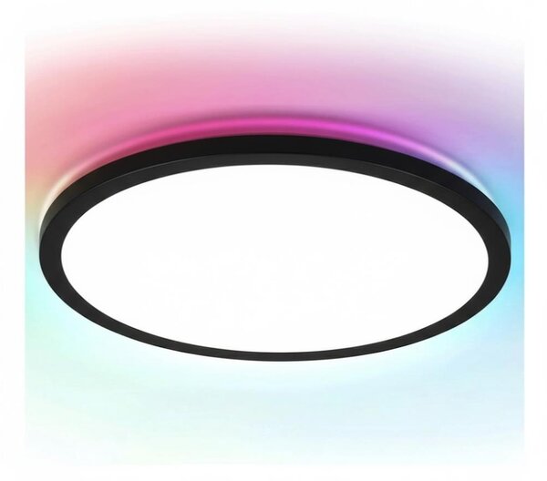 Brilagi - LED RGBW Stmív. strop. svítidlo VIBE LED/24W/230V 3000-6500K černá +DO