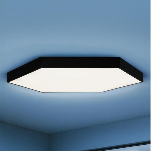 LED Stropní svítidlo LED/240W/230V 3000/4000/6500K pr. 120 cm černá