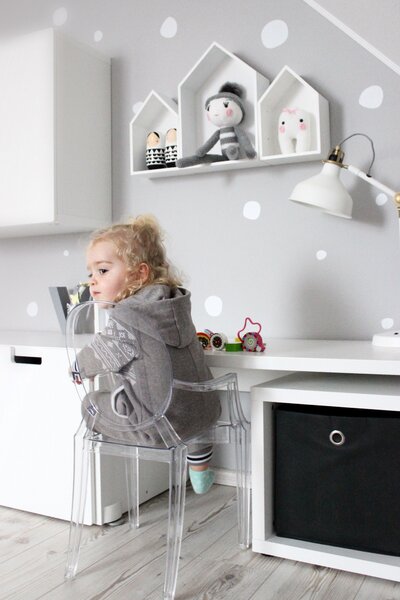Kartell designové dětské židle Lou Lou Ghost
