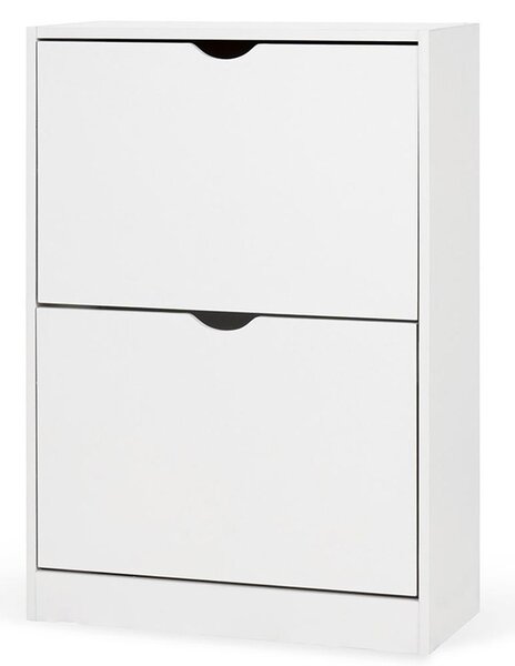 Botník AVENBERG SLIM FLIP 2 bílý