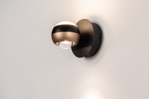 Nástěnné LED svítidlo se stmívačem a vypínačem Deep Switch Gold (LMD)