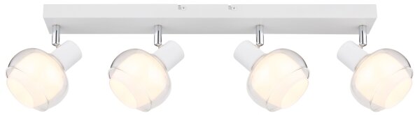 Globo 54309-4W - Bodové svítidlo TOKKI 4xE14/40W/230V bílá