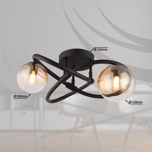 Globo 56141-2D - LED Přisazený lustr TUBERIUS 2xG9/3,5W/230V
