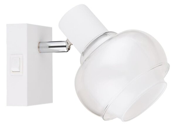 Globo 54309-1W - Nástěnné bodové svítidlo TOKKI 1xE14/40W/230V bílá