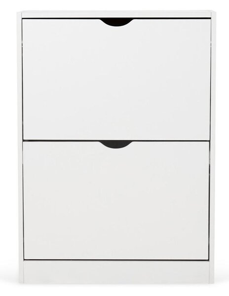 Botník AVENBERG SLIM FLIP 2 bílý