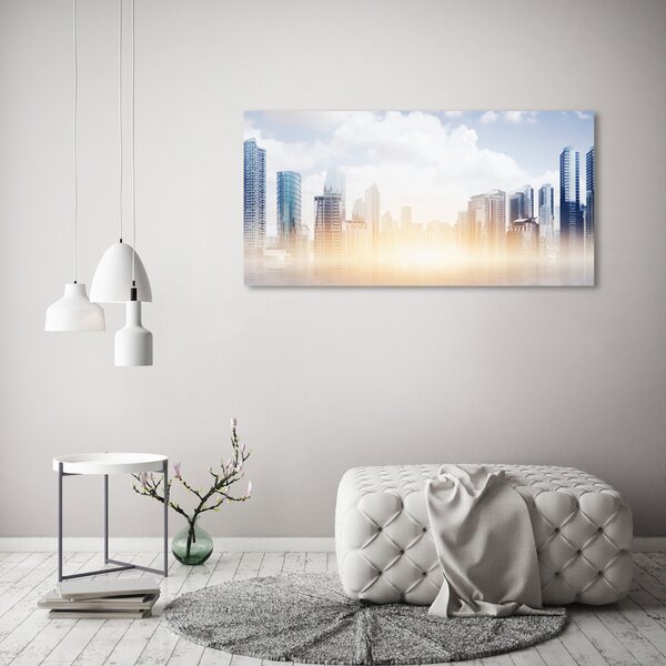 Foto obraz canvas Mrakodrap oc-136133986