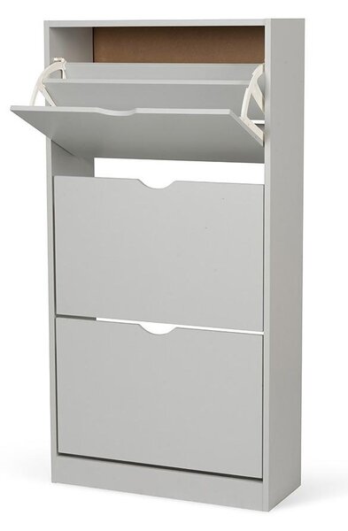 Botník AVENBERG SLIM FLIP 3 šedý