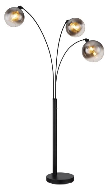 Globo 58227-3B - Stojací lampa NEWCASTLE 3xE27/60W/230V