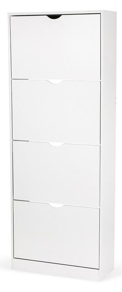Botník AVENBERG SLIM FLIP 4 bílý