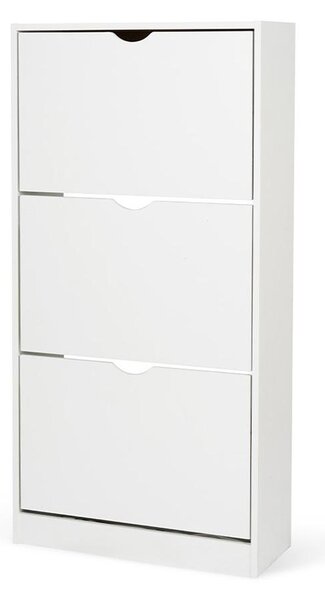 Botník AVENBERG SLIM FLIP 3 bílý