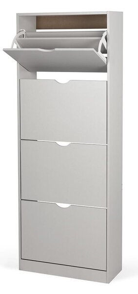 Botník AVENBERG SLIM FLIP 4 šedý