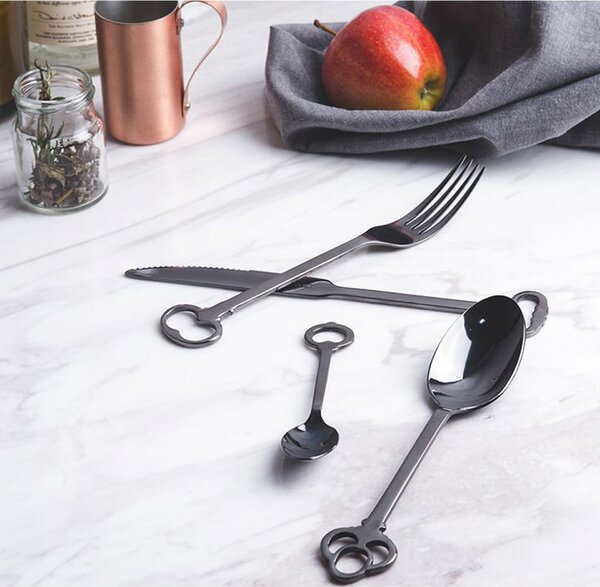 Seletti designové příbory Keytlery (24 kusů, set pro 6 osob)