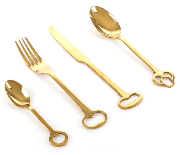Seletti designové příbory Keytlery (24 kusů, set pro 6 osob)
