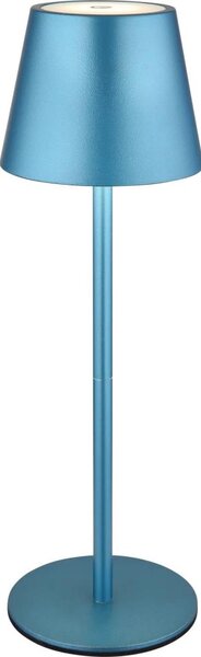 Globo 58488BL-LED Stm dot nab ven stolní lampa VANNIE 3W/5V IP54 1800mAh modrá