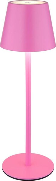 Globo 58488P-LED Stm dot nab ven stolní lampa VANNIE 3W/5V IP54 1800mAh růžová