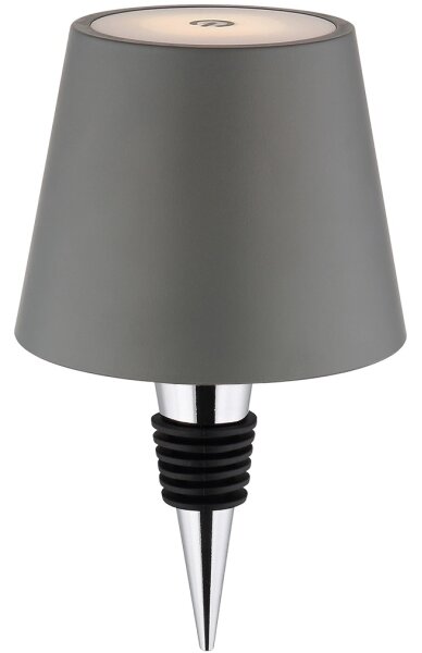 Globo 58488G-LED Stm dot nab ven stolní lampa VANNIE 3W/5V IP54 1800mAh šedá