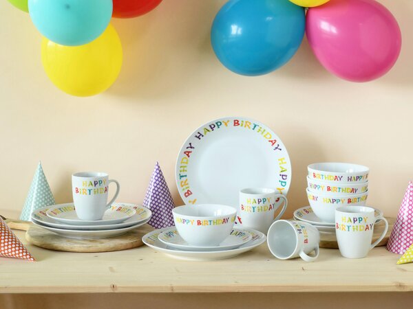 KOMBINOVANÁ SOUPRAVA, 16dílné, porcelán Creatable - Online Only nádobí, Online Only