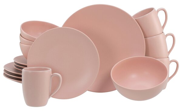 KOMBINOVANÁ SOUPRAVA, 16dílné, kamenina Creatable - Online Only nádobí, Online Only