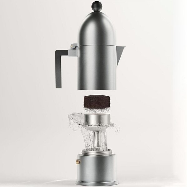 Alessi designové Espresso kávovary La Cupola (objem 30 cl)