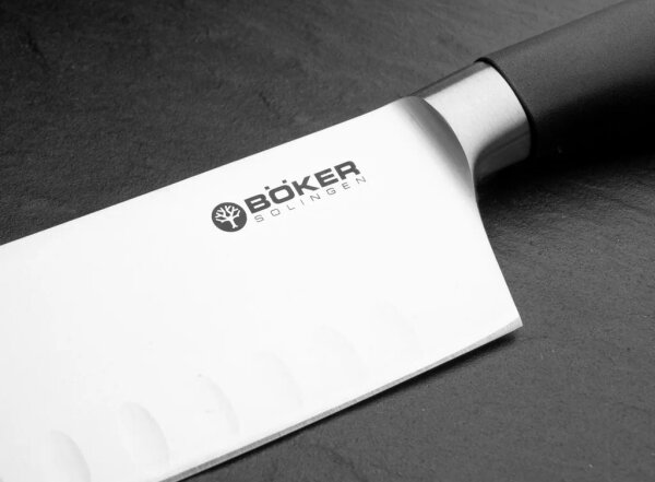 Böker - Kuchyňský nůž santoku CORE PROFESSIONAL 16,5 cm černá