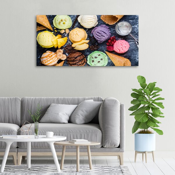 Foto obraz canvas Barevná zmrzlina oc-138874305