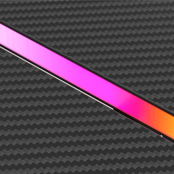Elektrický výškově nastavitelný herní stůl Hero 8.7 RGB černý