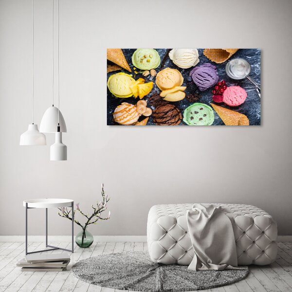 Foto obraz canvas Barevná zmrzlina oc-138874305
