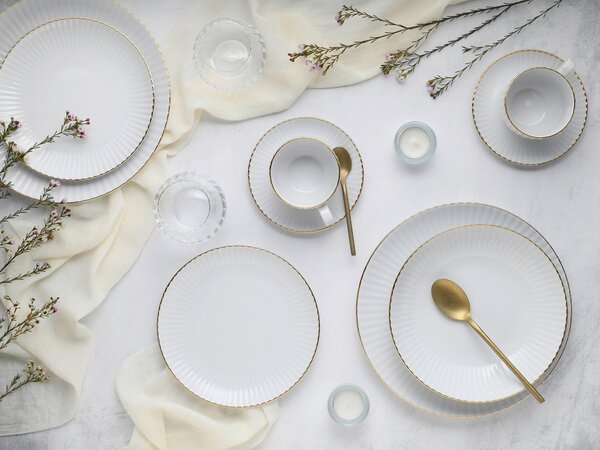 KOMBINOVANÁ SOUPRAVA, 30dílné, porcelán Creatable - Online Only nádobí, Online Only