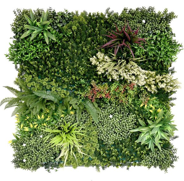 Europe Grass Umělý rostlinný panel RUBY 100 x 100 cm - Panel A 100x100