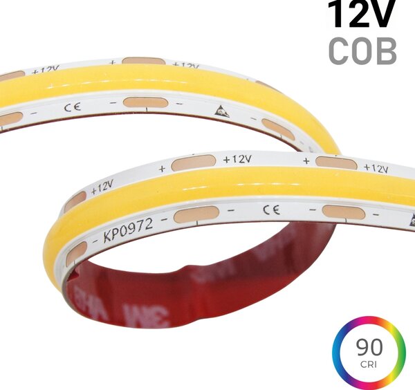 14W COB LED pásek PROFI, 10mm, 504LED/m, 12VDC, IP20 Barva světla: Teplá bílá, 2700K