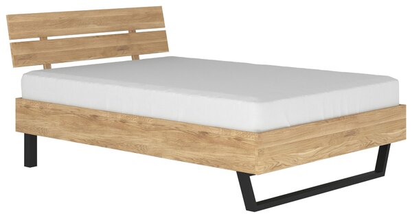 POSTEL, 140/200 cm barvy dubu MID.YOU - Jednolůžkové postele, Online Only