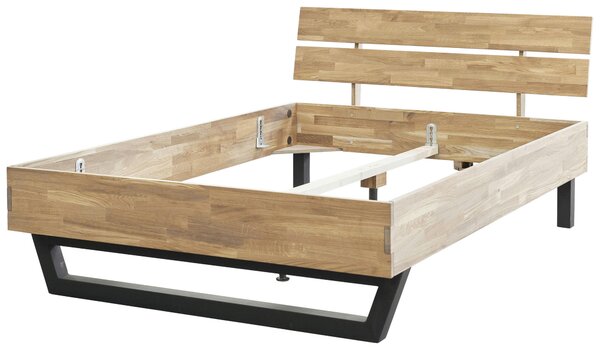 POSTEL, 140/200 cm barvy dubu MID.YOU - Jednolůžkové postele, Online Only